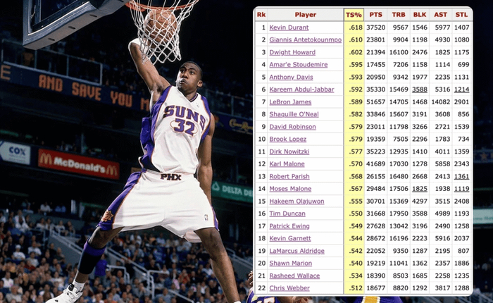 阿玛雷·斯塔德迈尔入选名人堂 数据仅三人可比